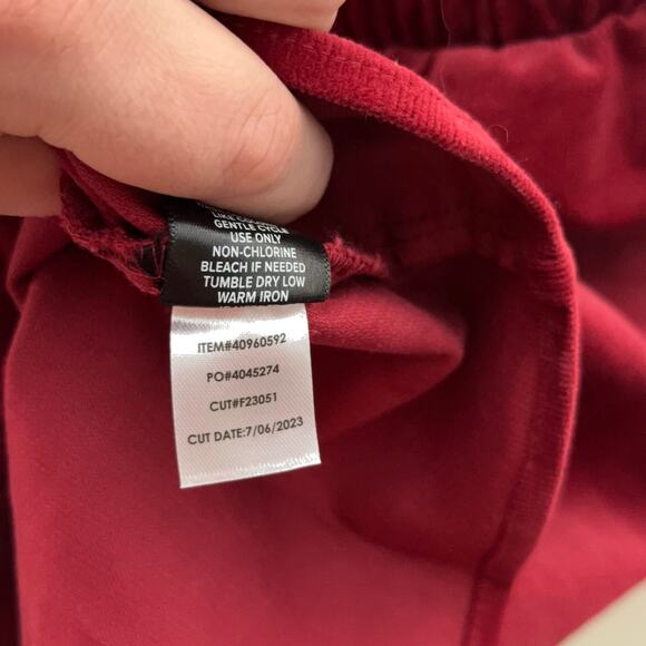 TORRID Mini Corduroy Skirtall Overall Skirt Jumper Cherry Red Sz 1X {3J39} - Picture 6 of 6